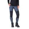 HANNAH Elisa Pro leggingsit värissä musteensininen, kuvattuna takaapäin. Leggingsit on suunniteltu eri sävyisistä tummansinisistä paneeliosioista.